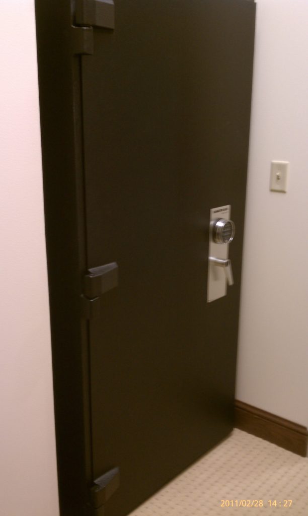 a large Hamilton bank safe